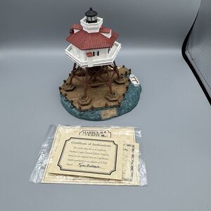 1996 Lighthouse Drum Point MD #180 Harbour Lights Signed B Younger 97 Nautical